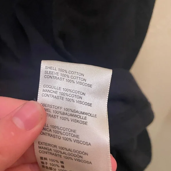 Free People Black Pullover with Mauve Lace-Up Sleeves - Picture 3 of 5